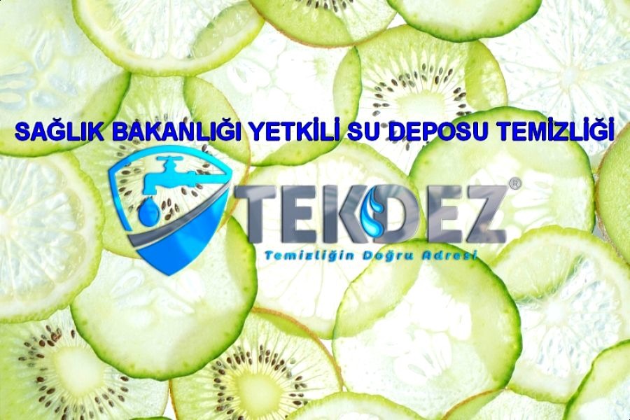 Sağlık Bakanlığı yetkili su deposu temizliği
