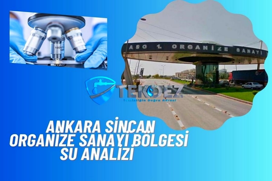 Ankara Sincan Organize Sanayi Bölgesi Su Analizi