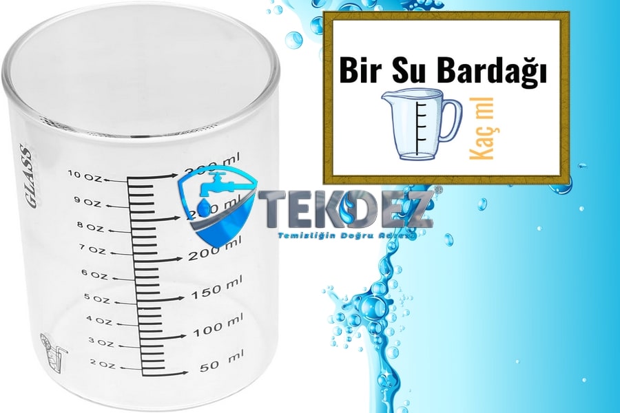 Bir Su Bardağı Kaç Ml